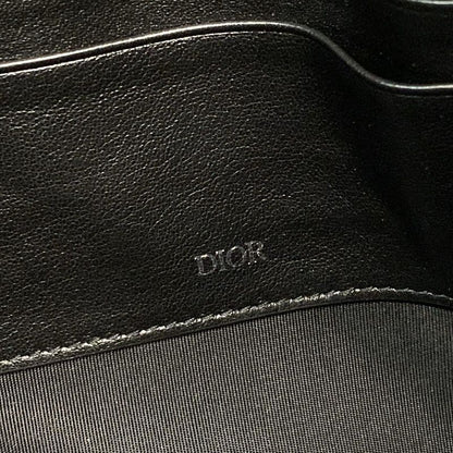 Dior/christian Dior Clutch Bag Oblique Galaxy 2esca251vpd Black Perforated