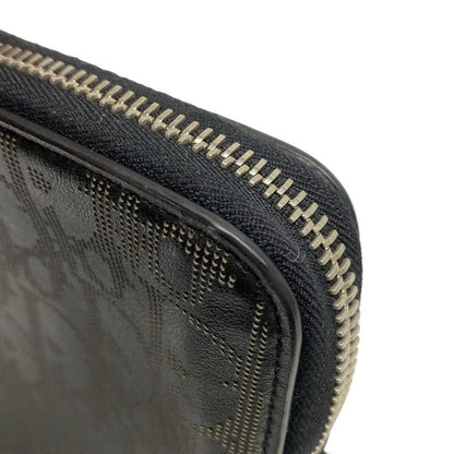 Dior/christian Dior Clutch Bag Oblique Galaxy 2esca251vpd Black Perforated