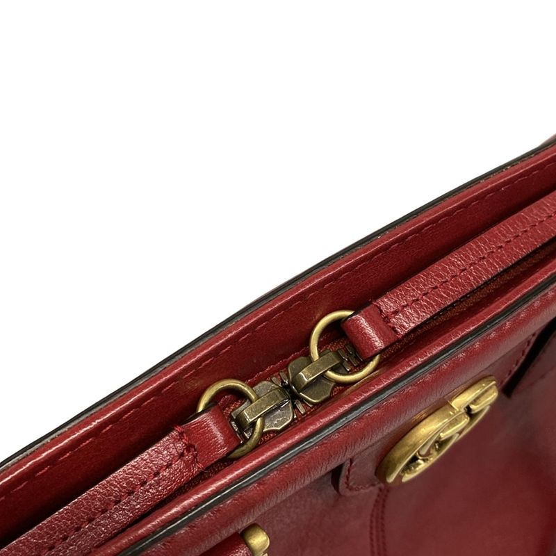 Gucci Shoulder Bag GG Marmontrebel Large Top Handle Tote Bag 515937 Black