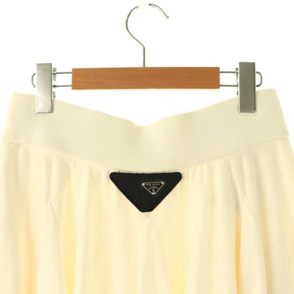 Prada By Raf Simons Raf Simons 21AW Triangle Logo Skirt Long Flared Cotton M