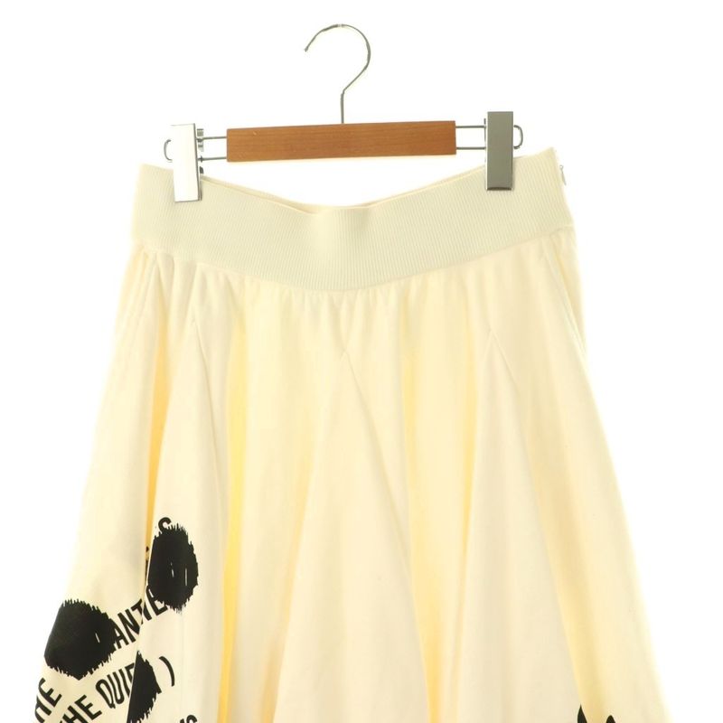 Prada By Raf Simons Raf Simons 21AW Triangle Logo Skirt Long Flared Cotton M