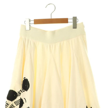 Prada By Raf Simons Raf Simons 21AW Triangle Logo Skirt Long Flared Cotton M