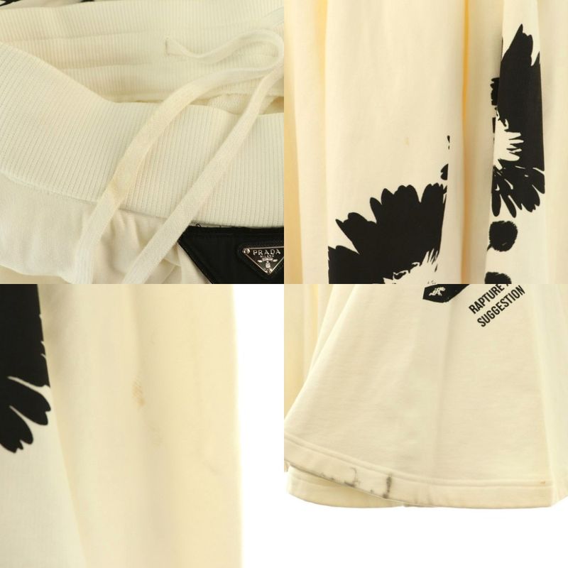 Prada By Raf Simons Raf Simons 21AW Triangle Logo Skirt Long Flared Cotton M