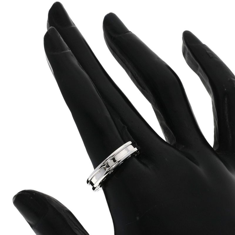 Bvlgari B-zero1 Bee Zero One 1 Band #55 Ring - 18K White Gold Ladies