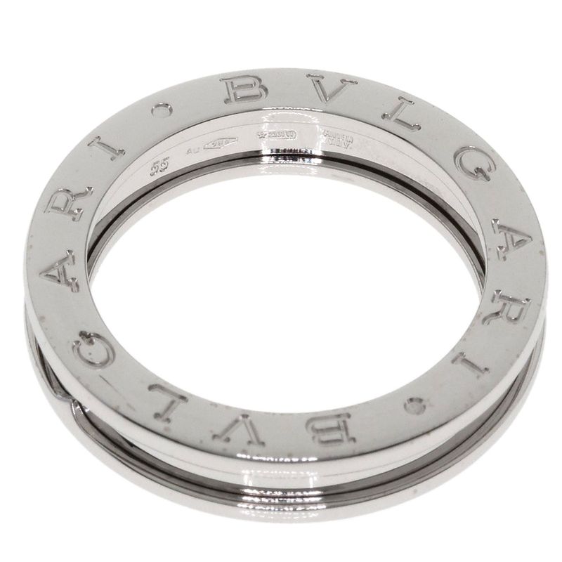 Bvlgari B-zero1 Bee Zero One 1 Band #55 Ring - 18K White Gold Ladies