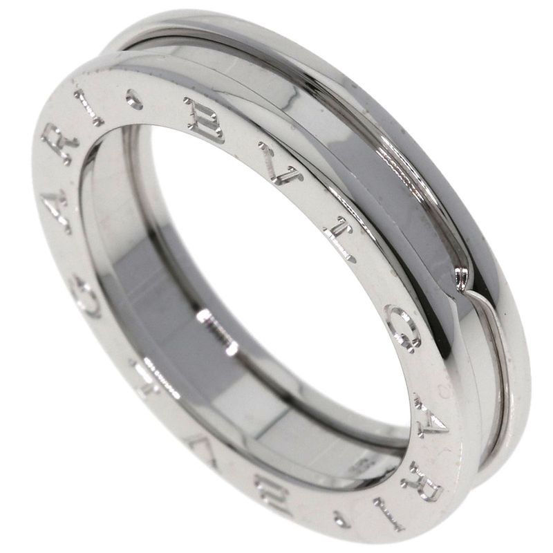 Bvlgari B-zero1 Bee Zero One 1 Band #55 Ring - 18K White Gold Ladies