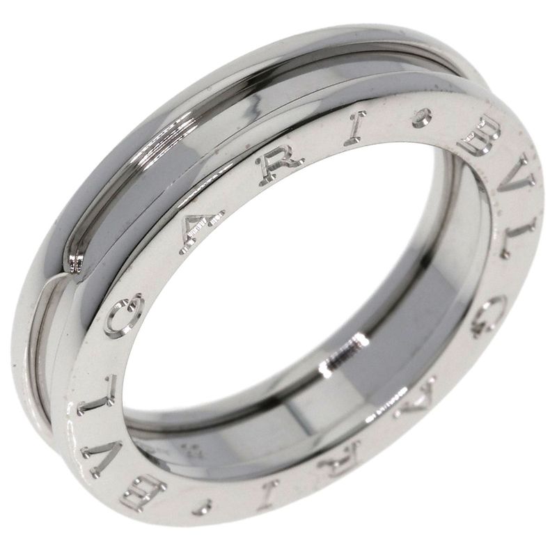Bvlgari B-zero1 Bee Zero One 1 Band #55 Ring - 18K White Gold Ladies