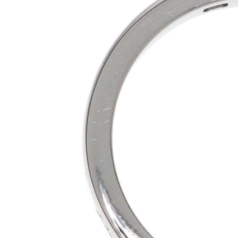 Bvlgari Bulgari Double Logo Diamond Ring And Ring 18K White Gold Ladies