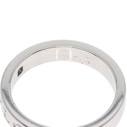 Bvlgari Bulgari Double Logo Diamond Ring And Ring 18K White Gold Ladies