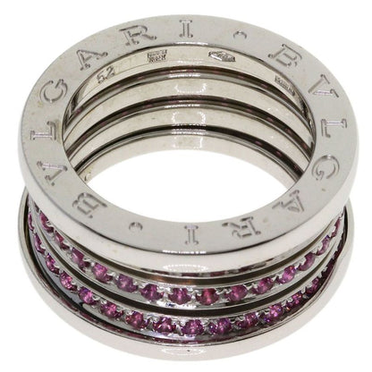 Bvlgari Bulgari B-zero1 4-band Garnet #52 Ring 18K White Gold Ladies