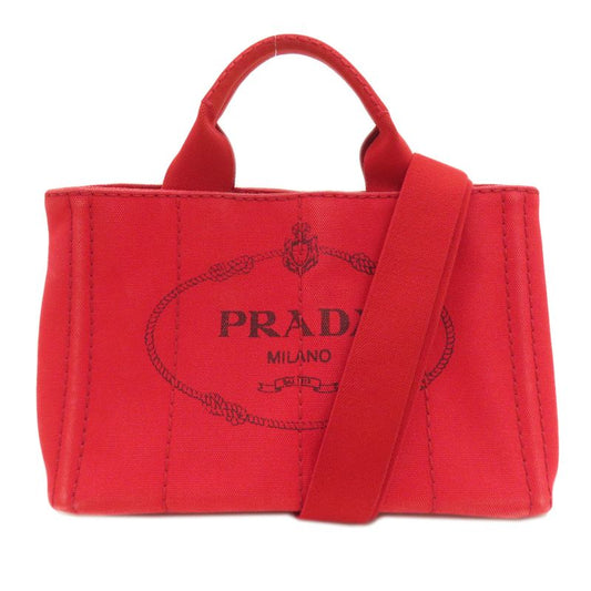 Prada Canapa Mini 2WAY Handbag Canvas Women
