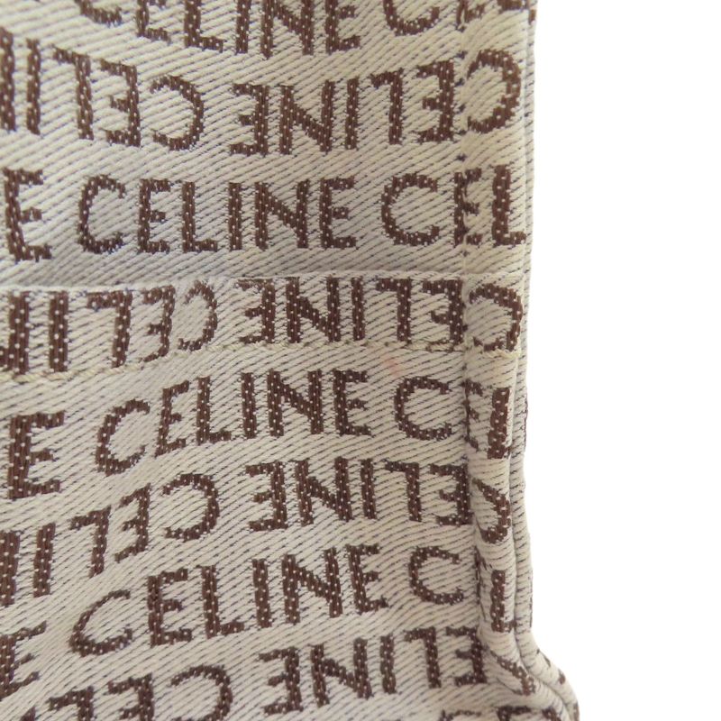 Celine Small Cabas Tice Triomphe Handbag Canvas Women