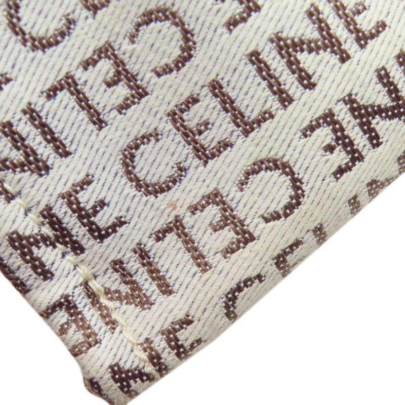 Celine Small Cabas Tice Triomphe Handbag Canvas Women