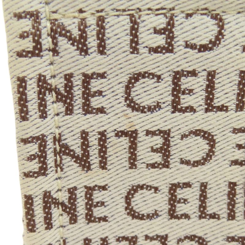 Celine Small Cabas Tice Triomphe Handbag Canvas Women