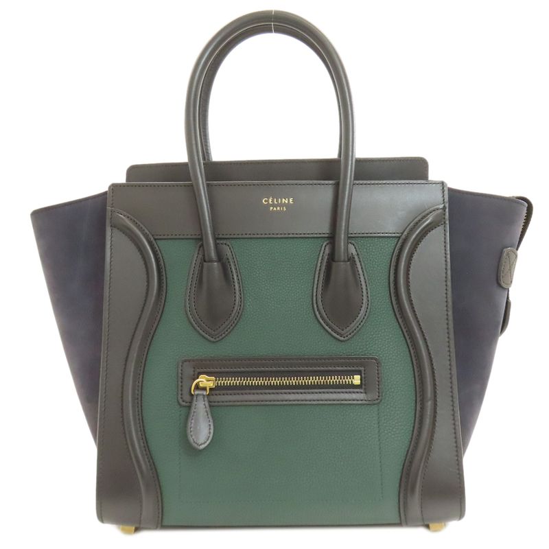 Celine Luggage Micro Handbag Calf Women