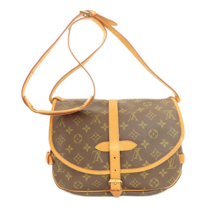 Louis Vuitton M42254 Saumur M Shoulder Bag Monogram Canvas Women