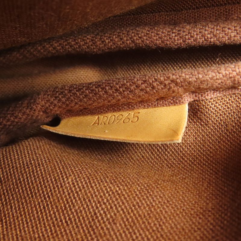 Louis Vuitton M42254 Saumur M Shoulder Bag Monogram Canvas Women