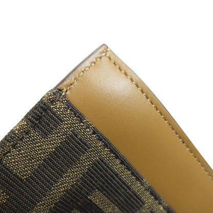 Fendi Zucca Pattern Coin Case Canvas Women