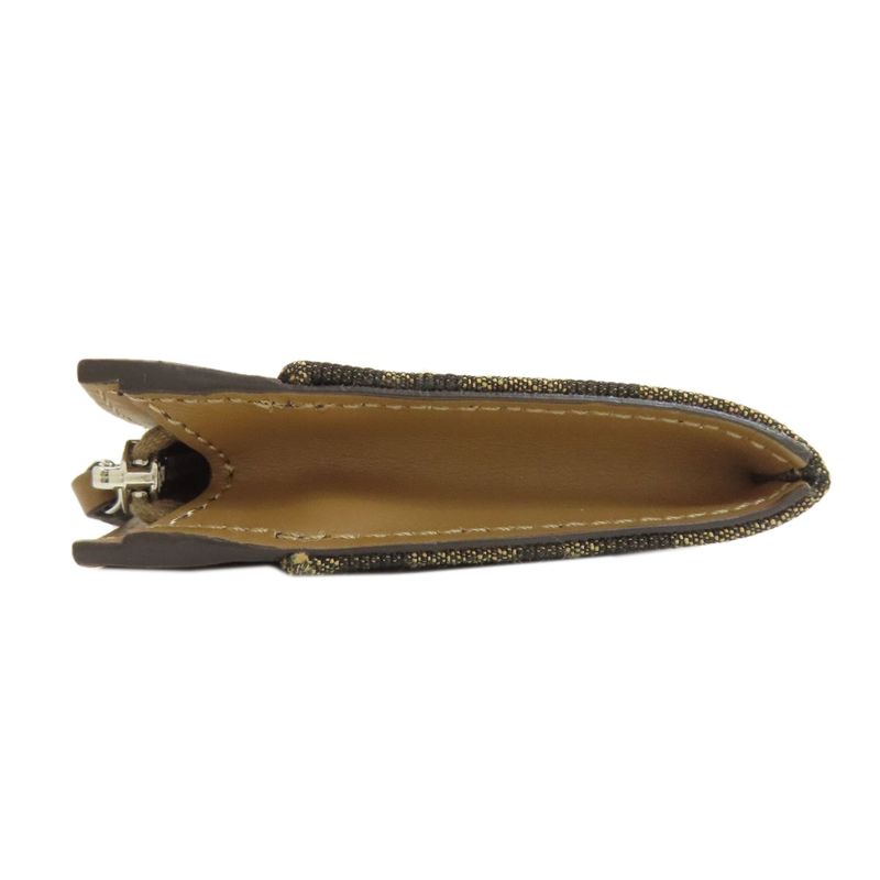 Fendi Zucca Pattern Coin Case Canvas Women