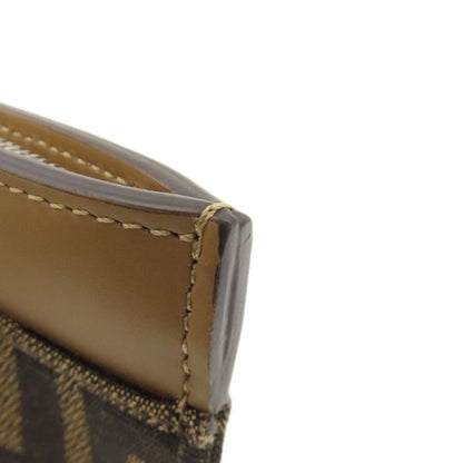Fendi Zucca Pattern Coin Case Canvas Women