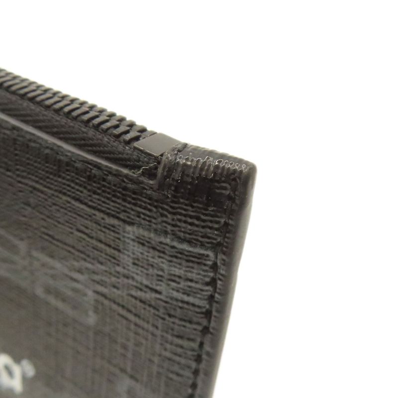 Balenciaga 640535 Logo Print Coin Case PVC Ladies