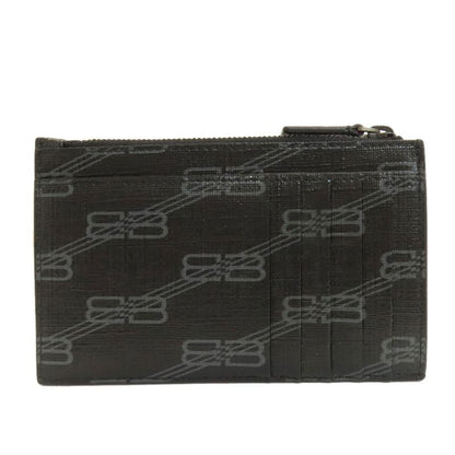 Balenciaga 640535 Logo Print Coin Case PVC Ladies