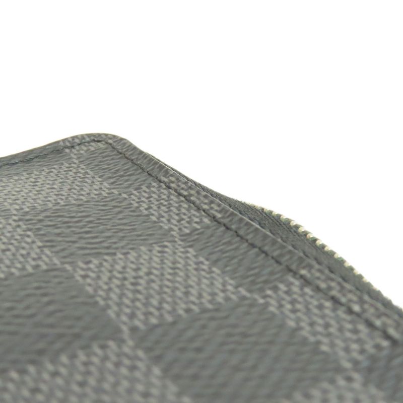 Louis Vuitton N6076 Zippy Coin Purse Coin Case Damier Canvas Women
