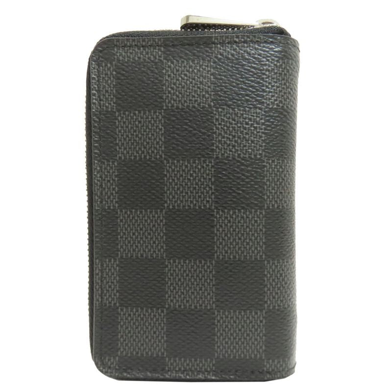 Louis Vuitton N6076 Zippy Coin Purse Coin Case Damier Canvas Women