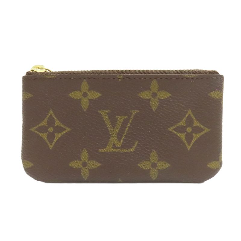 Louis Vuitton M62650 Pochette Cles Coin Case Monogram Canvas Women
