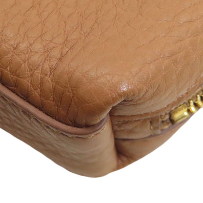 Prada Logo Accessory Pouch Leather Women