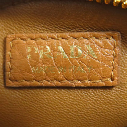 Prada Logo Accessory Pouch Leather Women