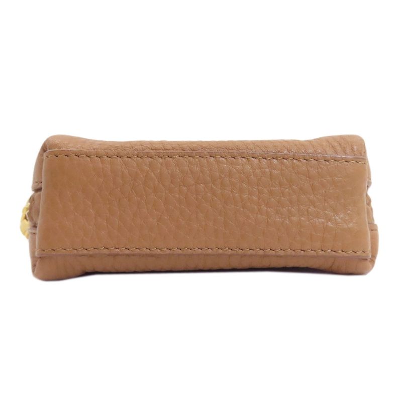 Prada Logo Accessory Pouch Leather Women