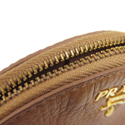 Prada Logo Accessory Pouch Leather Women