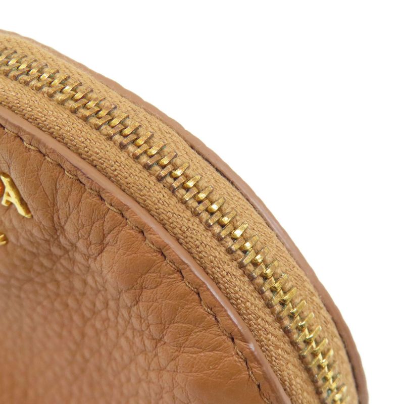 Prada Logo Accessory Pouch Leather Women