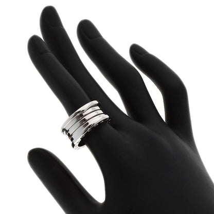 Bvlgari B-zero1 Bee Zero One 4-band #55 Ring 18K White Gold Ladies