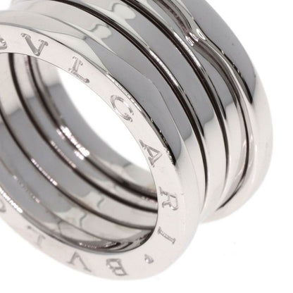 Bvlgari B-zero1 Bee Zero One 4-band #55 Ring 18K White Gold Ladies