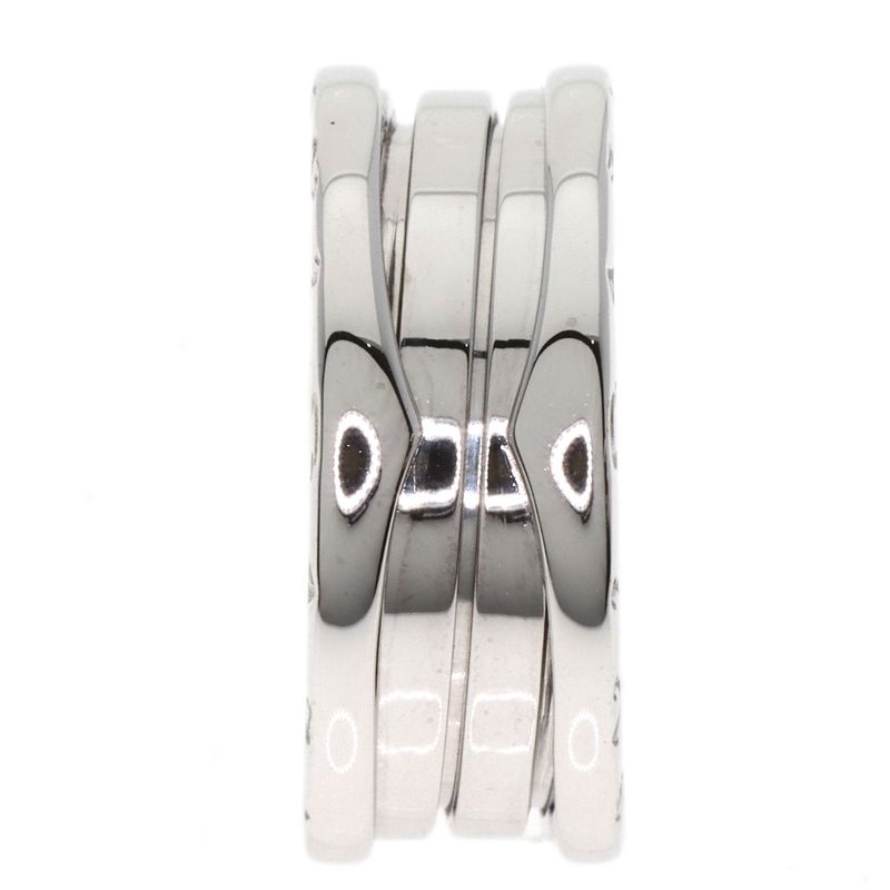 Bvlgari B-zero1 Bee Zero One 2 Band #53 Ring / Ring 18K White Gold Ladies
