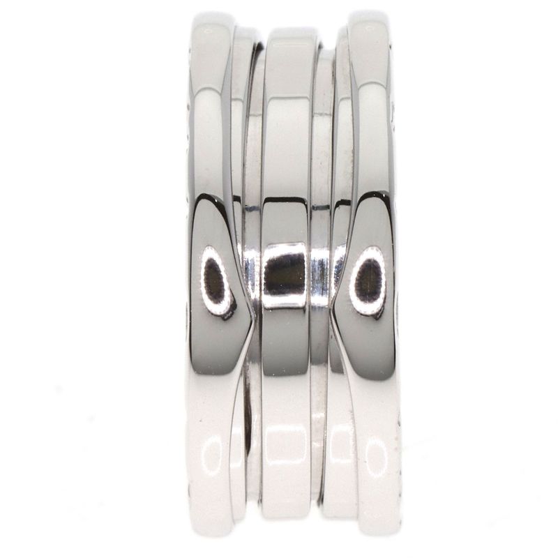 Bvlgari B-zero1 Bee Zero One 2 Band #53 Ring / Ring 18K White Gold Ladies