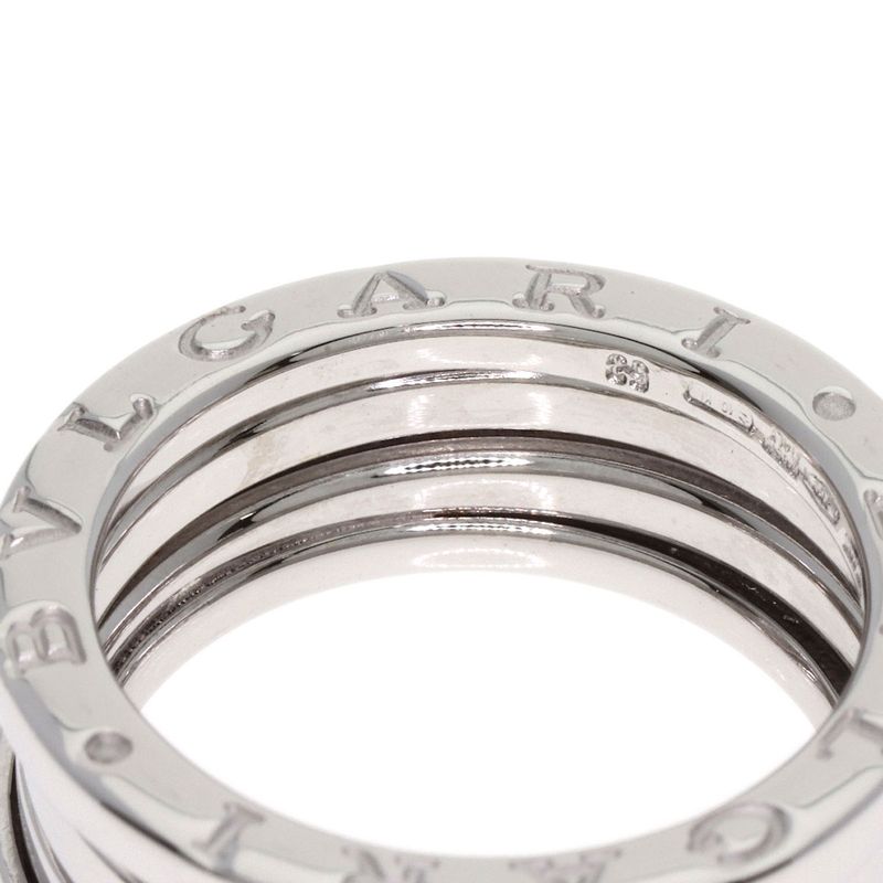 Bvlgari B-zero1 Bee Zero One 2 Band #53 Ring / Ring 18K White Gold Ladies