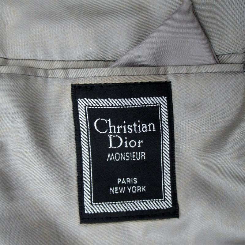 Christian DIOR Monsieur Tailored Jacket Mid-length Single Button Fully Lined