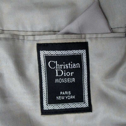 Christian DIOR Monsieur Tailored Jacket Mid-length Single Button Fully Lined