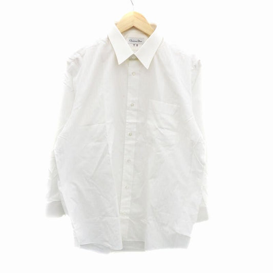 Christian DIOR Y Shirt Long Sleeve Striped Off White HO20 - GY53