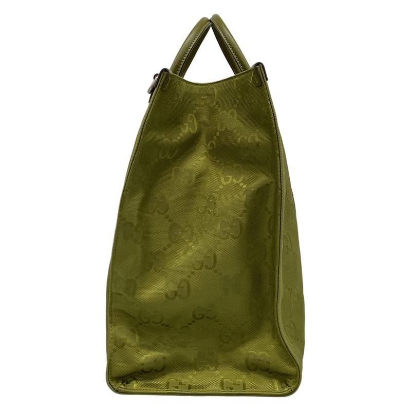 Gucci Tote Bag Off The Grid 696042 Khaki Leather