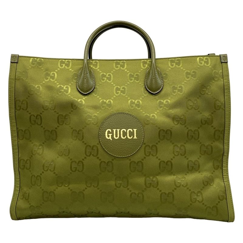 Gucci Tote Bag Off The Grid 696042 Khaki Leather