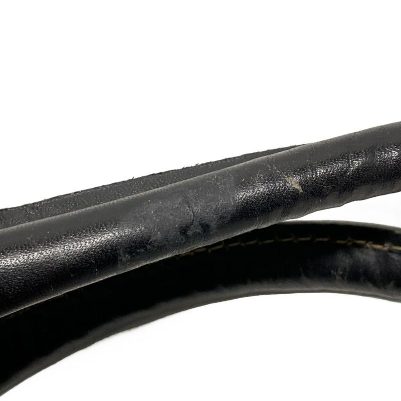 Fendi Boston Bag Zucca Pattern 00464 Black And Dark Brown Leather