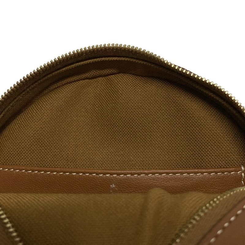 Celine Shoulder Bag Triomphe Canvas Black And Dark Brown And Brown Mini Bag