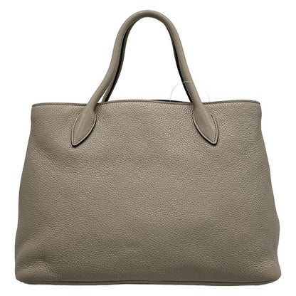 Prada Tote Bag - 1ba579 Grey Beige Leather