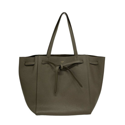 Celine Tote Cabas Phantom Small With Belt Gray Beige