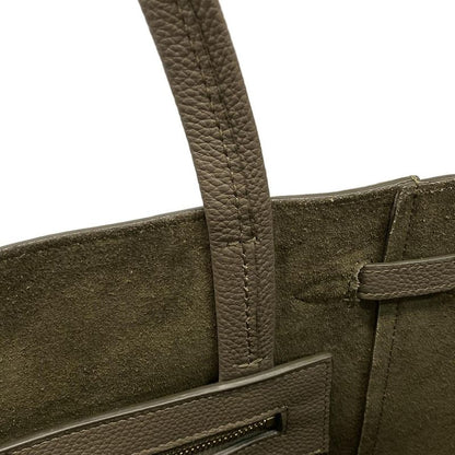 Celine Tote Cabas Phantom Small With Belt Gray Beige