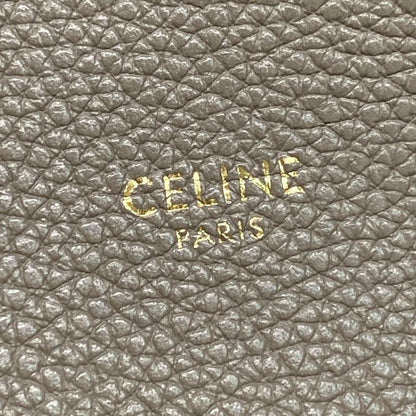 Celine Tote Cabas Phantom Small With Belt Gray Beige
